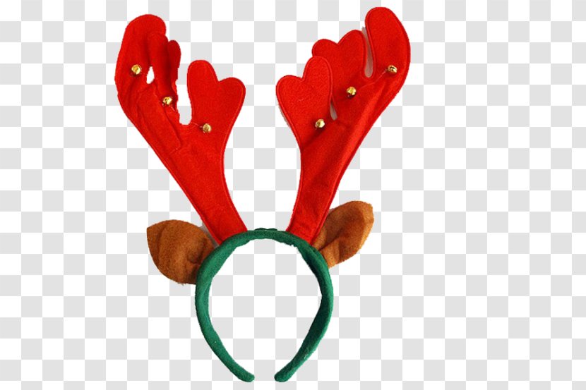 Reindeer Antler Christmas Rudolph - Card Transparent PNG