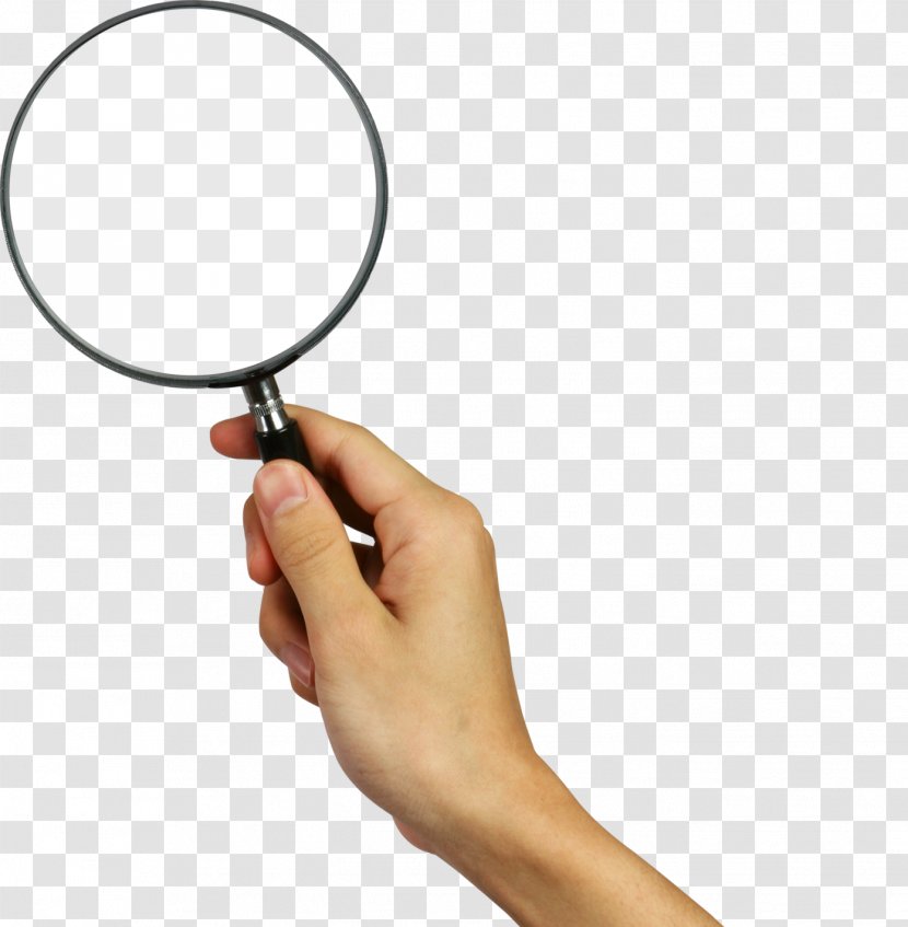 Magnifying Glass Icon - Hand - Holding A Transparent PNG
