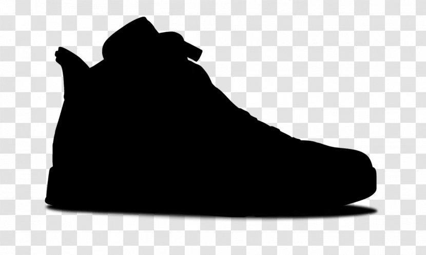 Shoe Walking Font Silhouette Black M - Athletic - Blackandwhite Transparent PNG