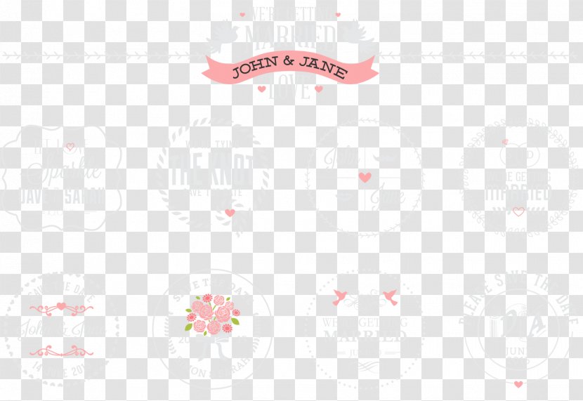 Brand Pattern - Square Inc - Wedding Tag Vector Transparent PNG