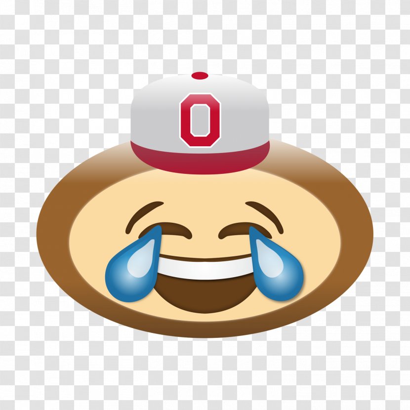 Emoji Ohio State Buckeyes Football University Brutus Buckeye Crying - Smile - Heart Transparent PNG