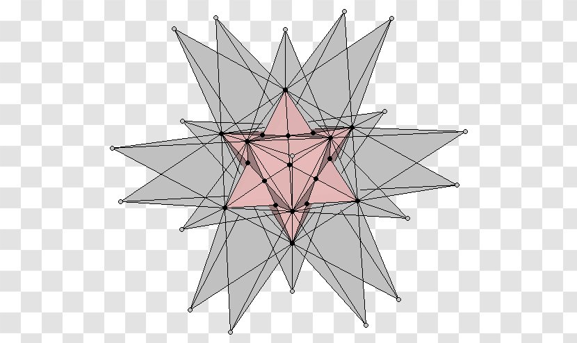 Great Stellated Dodecahedron Sacred Geometry Golden Ratio - Tree Transparent PNG