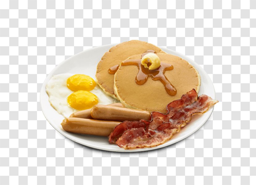 Full Breakfast Pancake Sandwich Waffle - Food - Clipart Transparent PNG