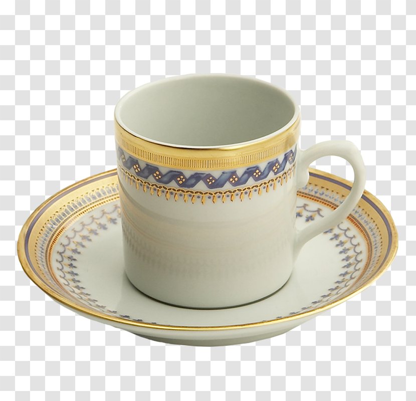 Coffee Cup Saucer Porcelain Demitasse Mottahedeh & Company - Mug Transparent PNG