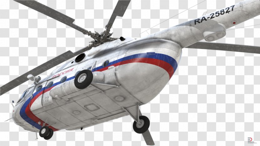 Helicopter Rotor Mil Mi-8 Radio-controlled Mi-17 - Aircraft - War 3d Transparent PNG
