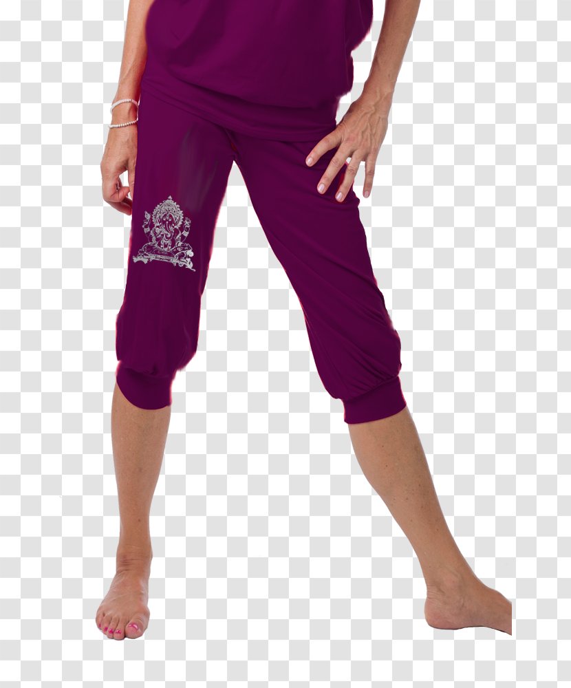 Waist Leggings Magenta Pants Jeans - Purple Transparent PNG