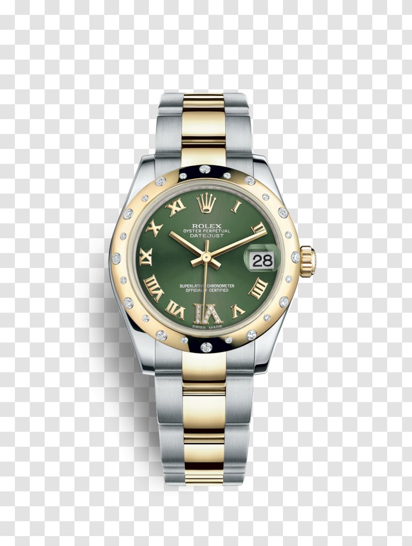 Rolex Datejust Automatic Watch Jewellery - Water Resistant Mark Transparent PNG