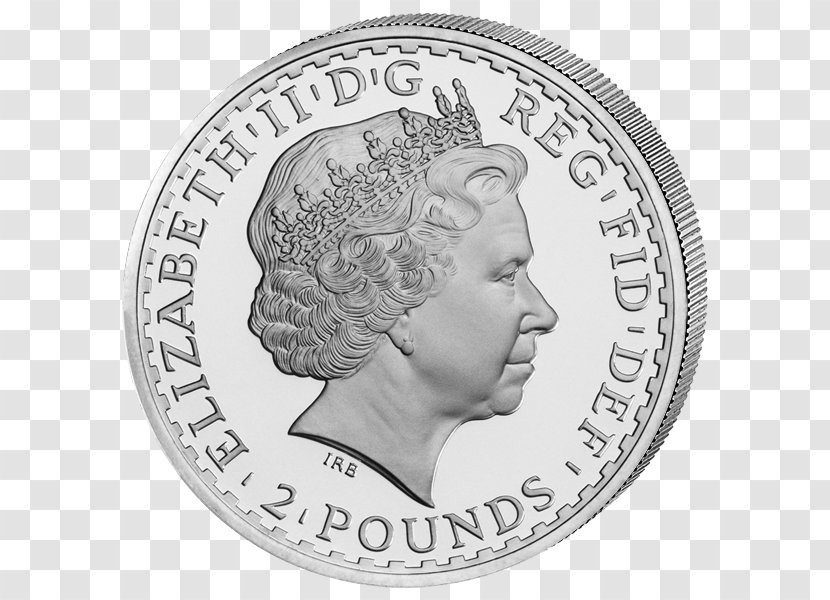 Bullion Coin United Kingdom Silver Britannia - Gold Transparent PNG