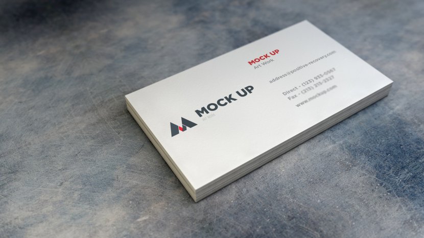 Mockup Business Cards Logo - Market Environment - Card Transparent PNG