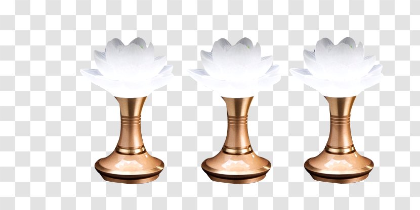 RGB Color Model - Lighting - White Lotus Lamp Ornament Material Transparent PNG