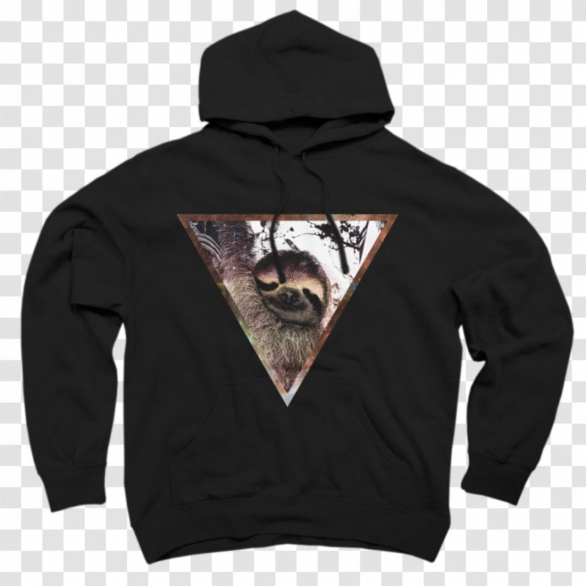 Hoodie T-shirt Clothing Sweater Bluza - Sweatshirt - Sloth Hanging Transparent PNG