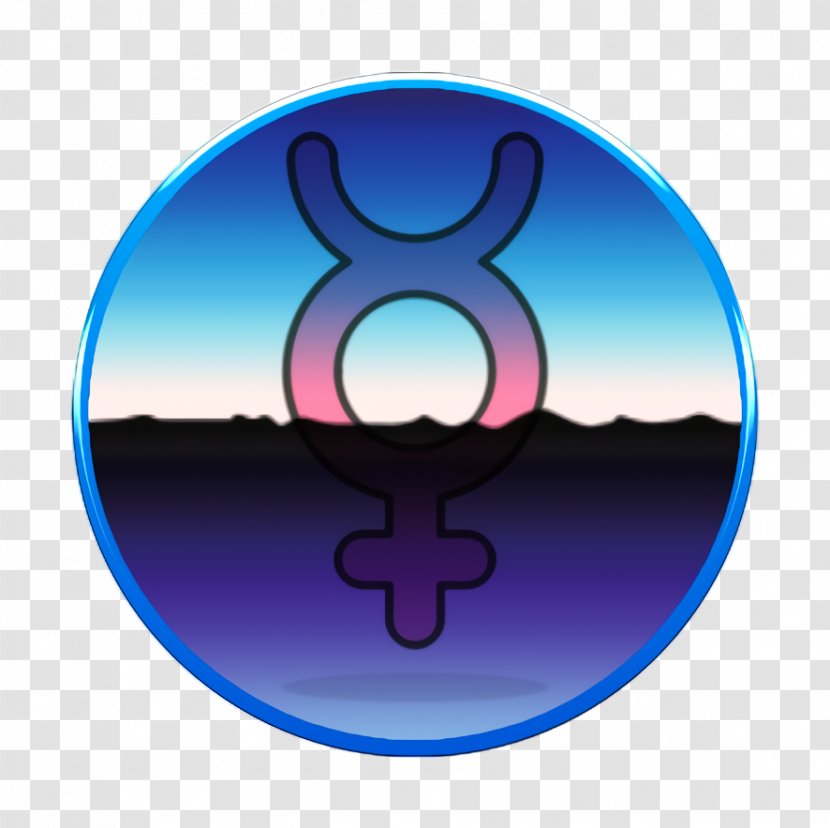 Circle Icon - Symbol - Electric Blue Meter Transparent PNG