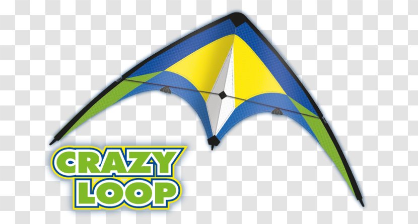 Guenther - Windsports - 1098 100 X 56 Cm Crazy Loop Steerable Stunt Kite Sport Toy AngleCrazy Transparent PNG