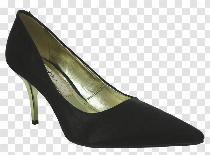 Stiletto Heel Court Shoe Satin Slipper - Suede Transparent PNG