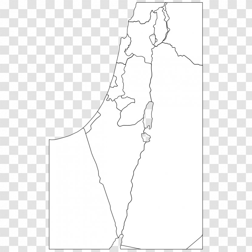 Finger Sketch Illustration Drawing Line Art - Joint - Israel Map Transparent PNG