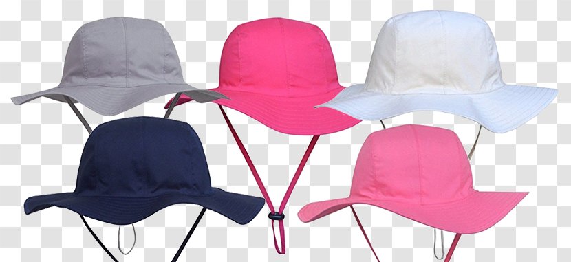 Sun Hat Sunscreen Protective Clothing Cap - Pink - Child Safety Panels Transparent PNG