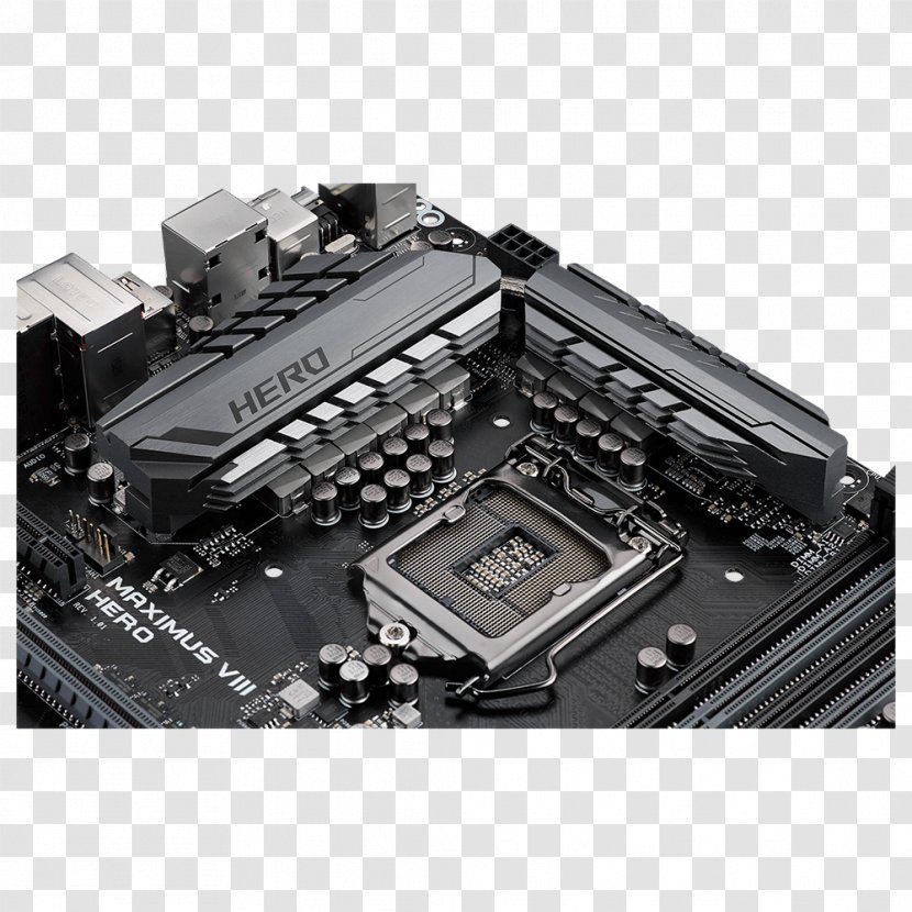 Z170 Premium Motherboard Z170-DELUXE LGA 1151 ASUS Maximus VIII Hero ATX - Cpu Socket - Asus Rog Viii Alpha Transparent PNG