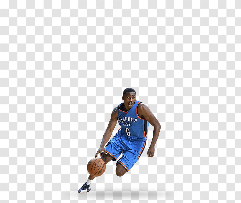 Basketball Knee - Blue - Nba Thunder Transparent PNG