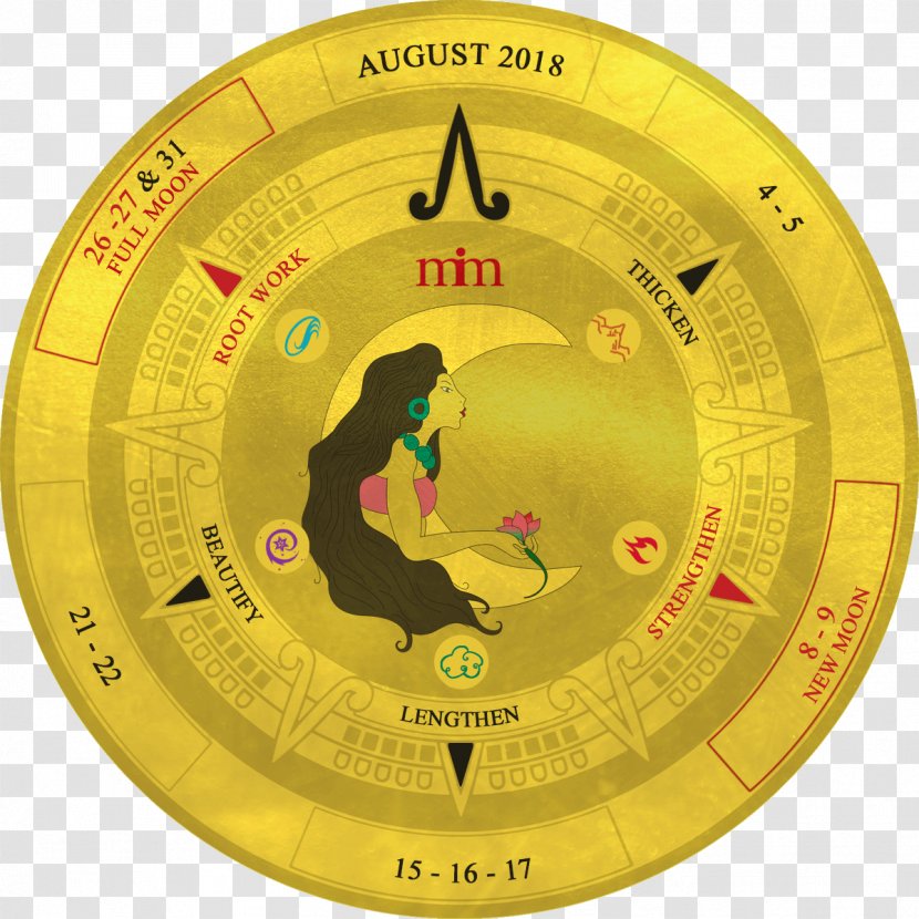 Lunar Calendar Hairstyle Moon Phase Transparent PNG