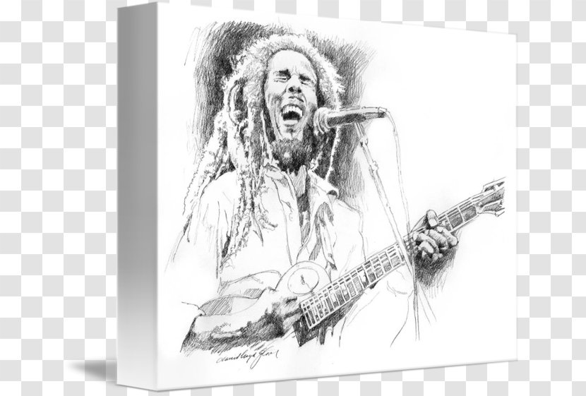 Drawing Canvas Print Sketch - Musician - Painting Transparent PNG