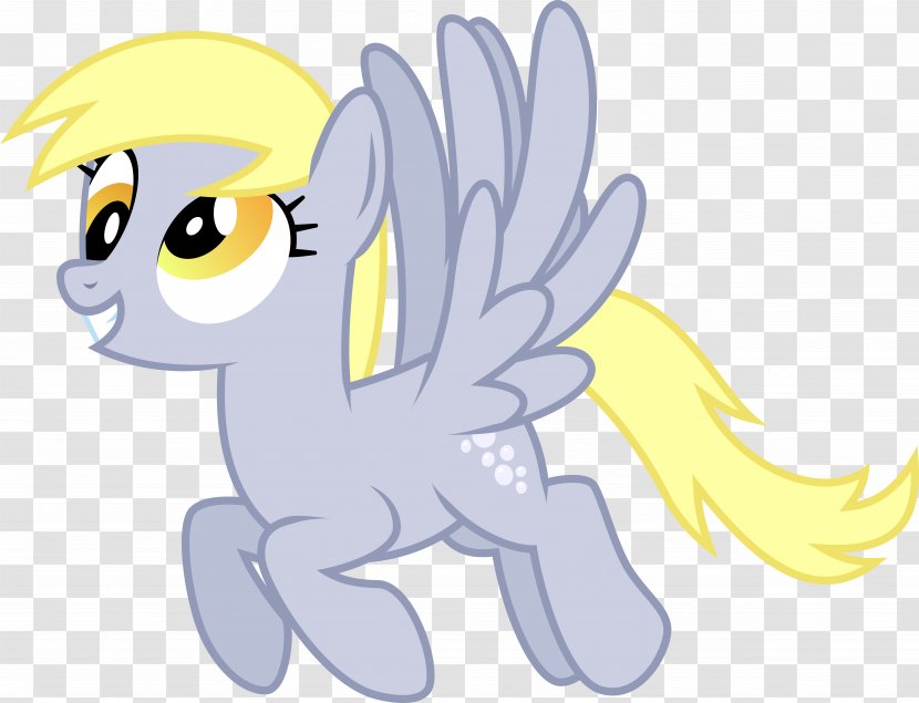 Pony Derpy Hooves Horse Yellow Mane - Cartoon Transparent PNG