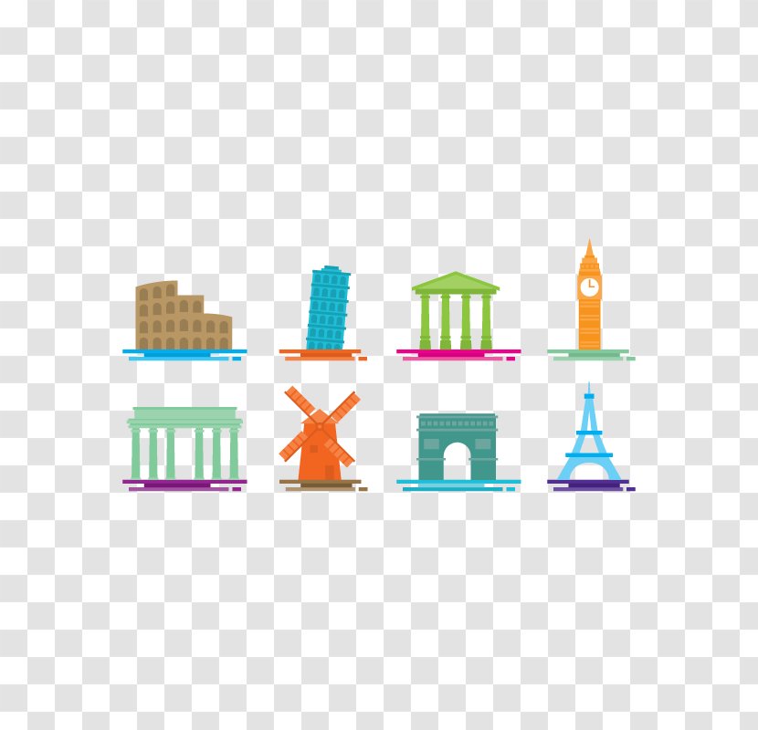 Architecture Building Monument - Tourist Attraction - Vector Travel Transparent PNG