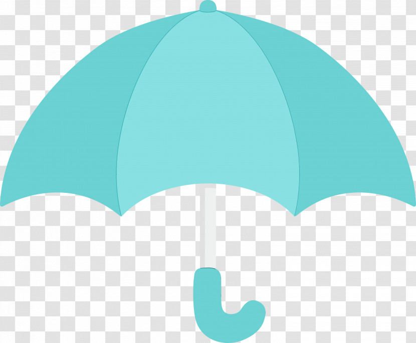 Aqua Turquoise Blue Umbrella Cloud Transparent PNG