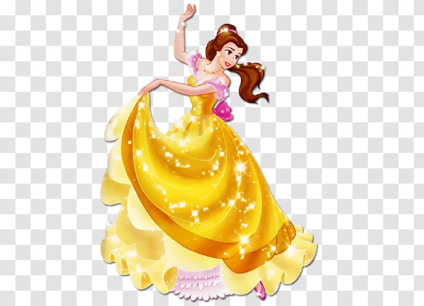 Belle Rapunzel Princess Aurora Tiana Cinderella - Doll Transparent PNG