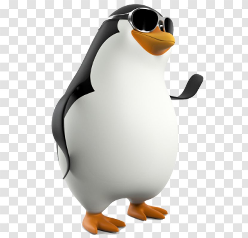 Penguin Display Resolution Clip Art - Duck - Wearing Sunglasses Transparent PNG