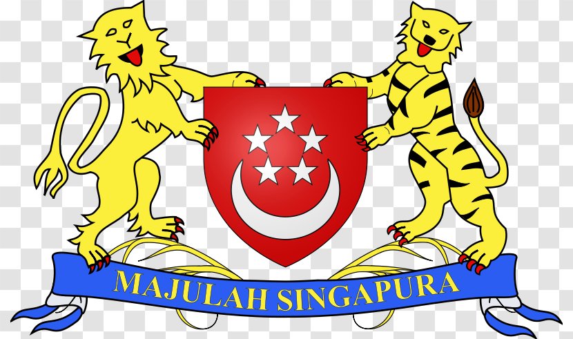 Flag Of Singapore Coat Arms Heraldry - Symbol - Area Transparent PNG