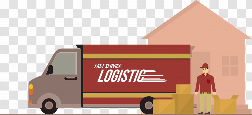 Cargo Adobe Illustrator Illustration - Motor Vehicle - Cartoon Material For Warehouse And Train Transparent PNG