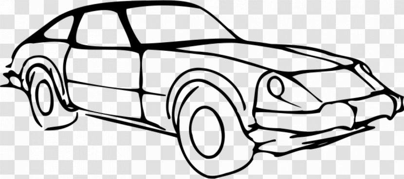 Car Clip Art - Outline Images Transparent PNG