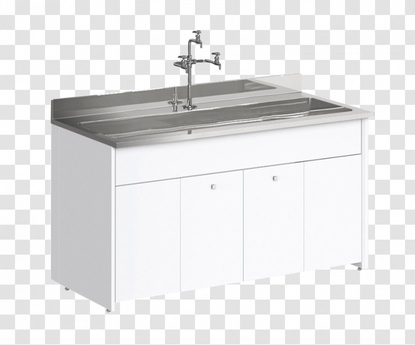 Kitchen Sink Stainless Steel Tap Particle Board Transparent PNG