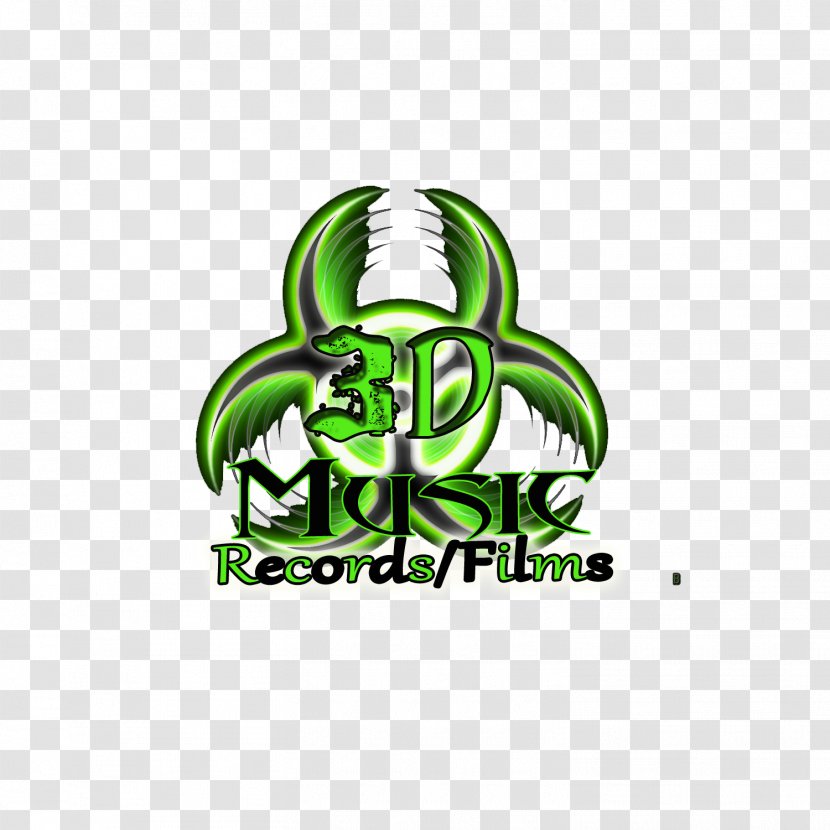 Logo Brand Green Font - Disc Jockey - 3d .Music Player Transparent PNG