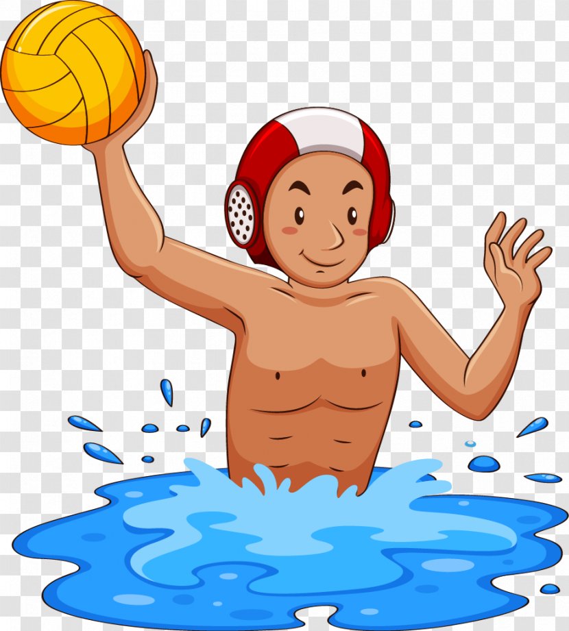 Water Polo Ball Clip Art - Royaltyfree - Foreign Teacher Movement Image Vector Transparent PNG