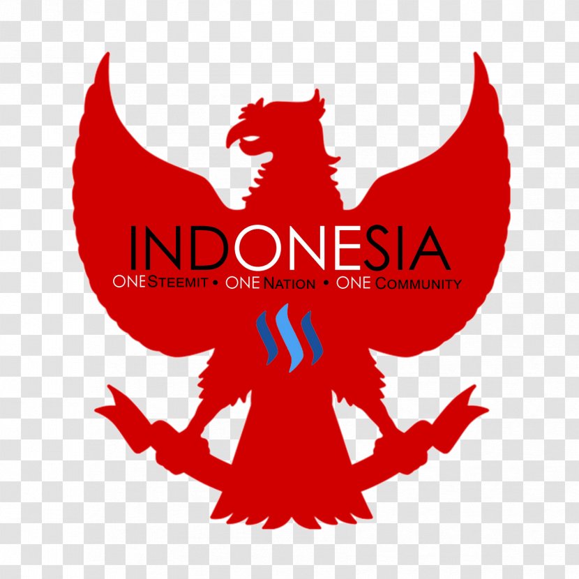 National Emblem Of Indonesia Garuda Pancasila - Red - Tekken Logo Transparent PNG