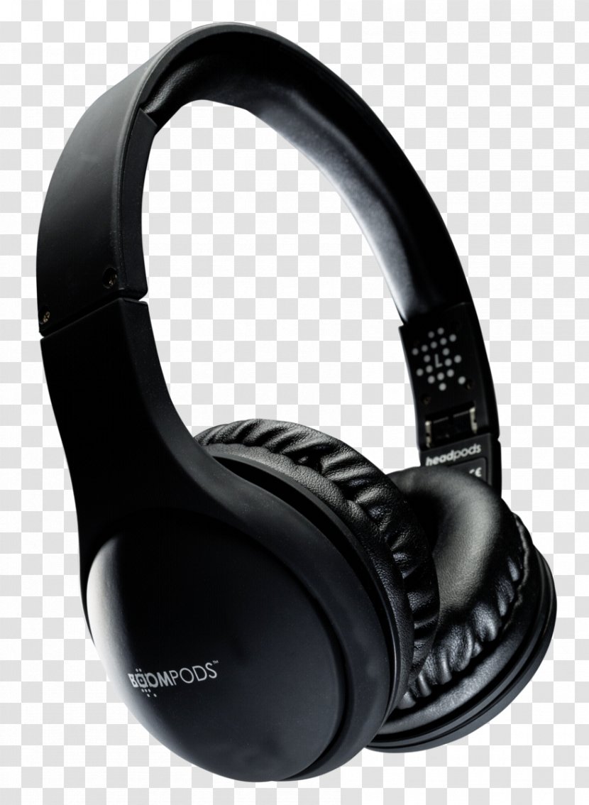 Boompods Wireless Headpods Black Adapter/Cable Headphones Microphone Sportpods Bluetooth Earphones Transparent PNG