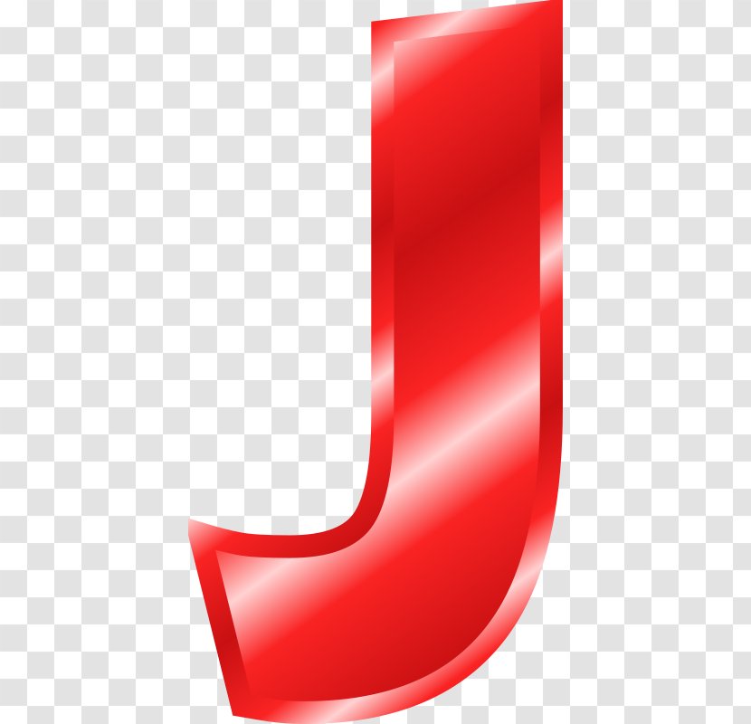 J Alphabet Letter Clip Art - A Transparent PNG