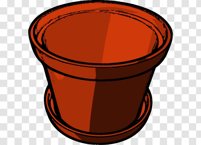 Flowerpot Clip Art - Terracotta - The Pot Cliparts Transparent PNG