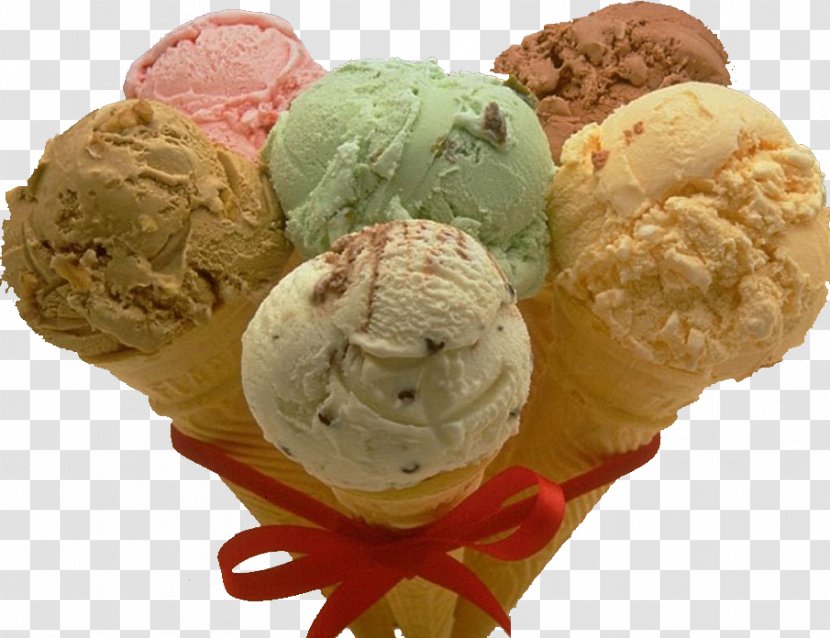Ice Cream Cones Milkshake Gelato Butterscotch - Waffle Transparent PNG