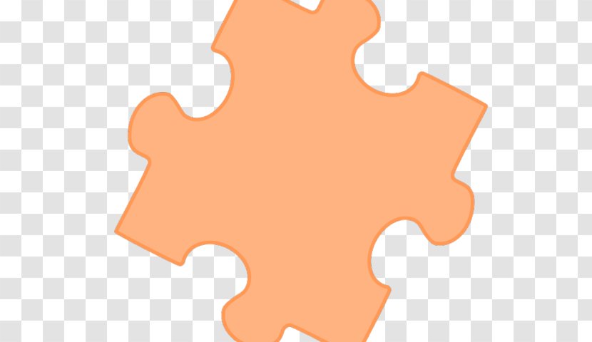 Jigsaw Puzzles Orange (Puzzle) Clip Art Vector Graphics Tiling Puzzle - Piece Transparent PNG
