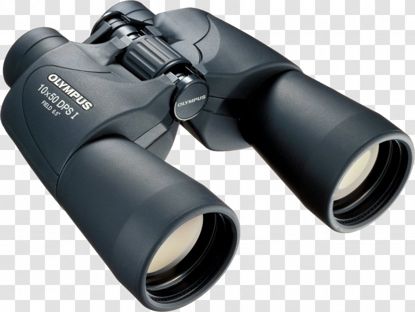 Binoculars Olympus Wide-angle Lens Porro Prism Field Of View - Magnification - Binocular Transparent PNG