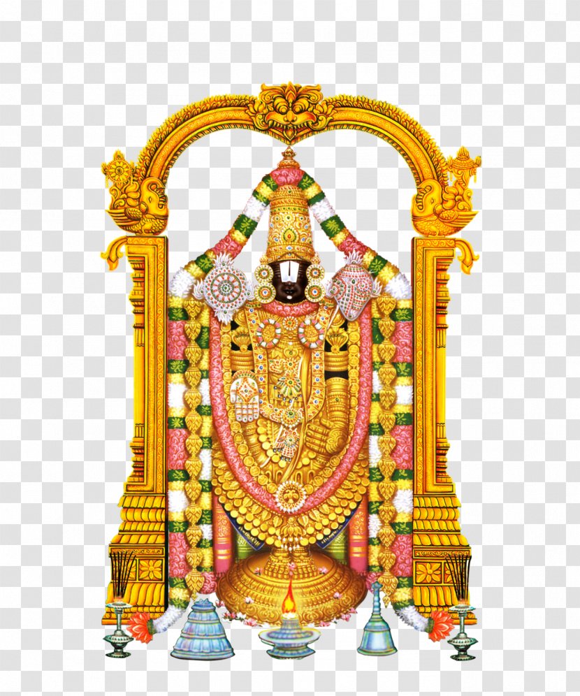 Tirumala Venkateswara Temple Ganesha Hindu - Brass - Lord Krishna Transparent PNG