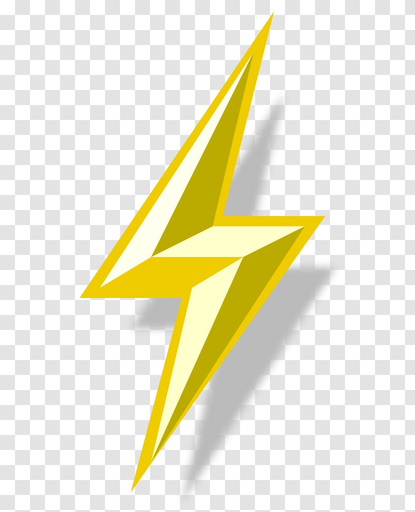 Lightning Bolt Clip Art - Public Domain - Printable Transparent PNG