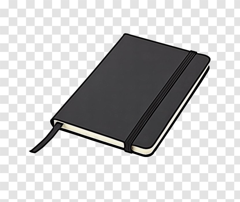 Notebook Moleskine Paper Office Supplies Rubber Bands - Leather - Wallet Technology Transparent PNG