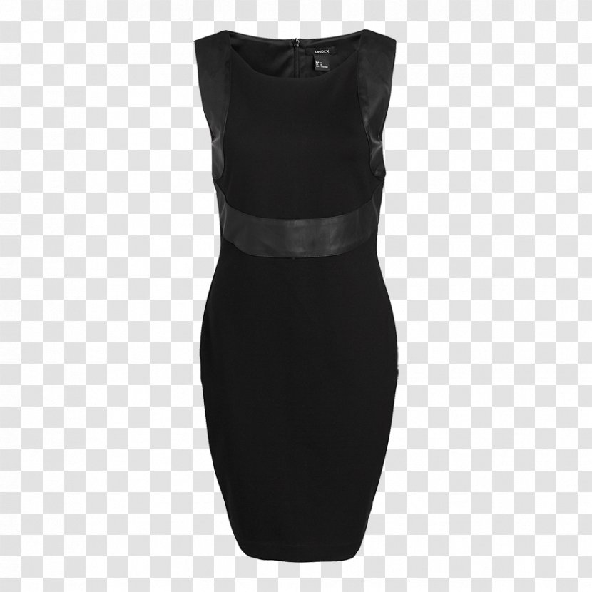 Little Black Dress Ruffle Sleeve Neckline - Cocktail Transparent PNG