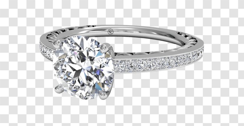 Engagement Ring Princess Cut Diamond Wedding - Ceremony Supply - A Perspective View Transparent PNG