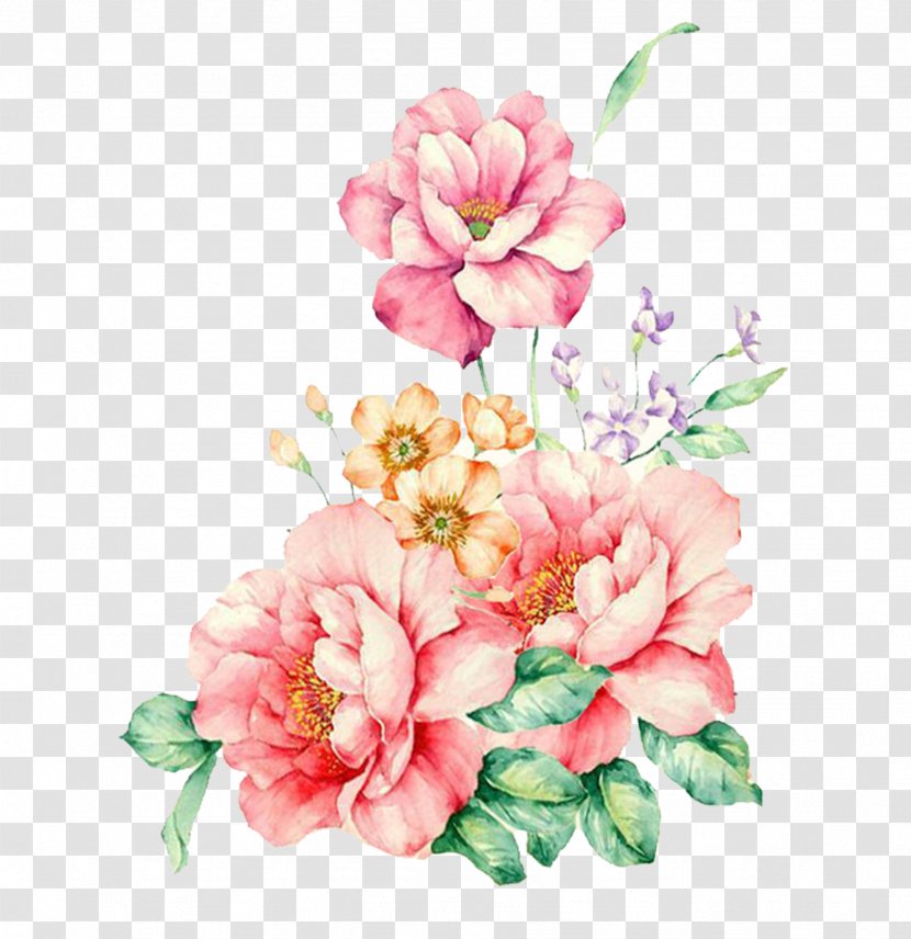Watercolor: Flowers Watercolor Painting Clip Art - Flower Bouquet - Sincerly Transparent PNG
