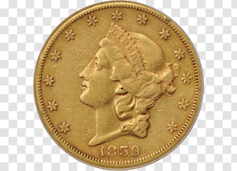 Gold Coin Double Eagle Numismatic Guaranty Corporation - Money Transparent PNG
