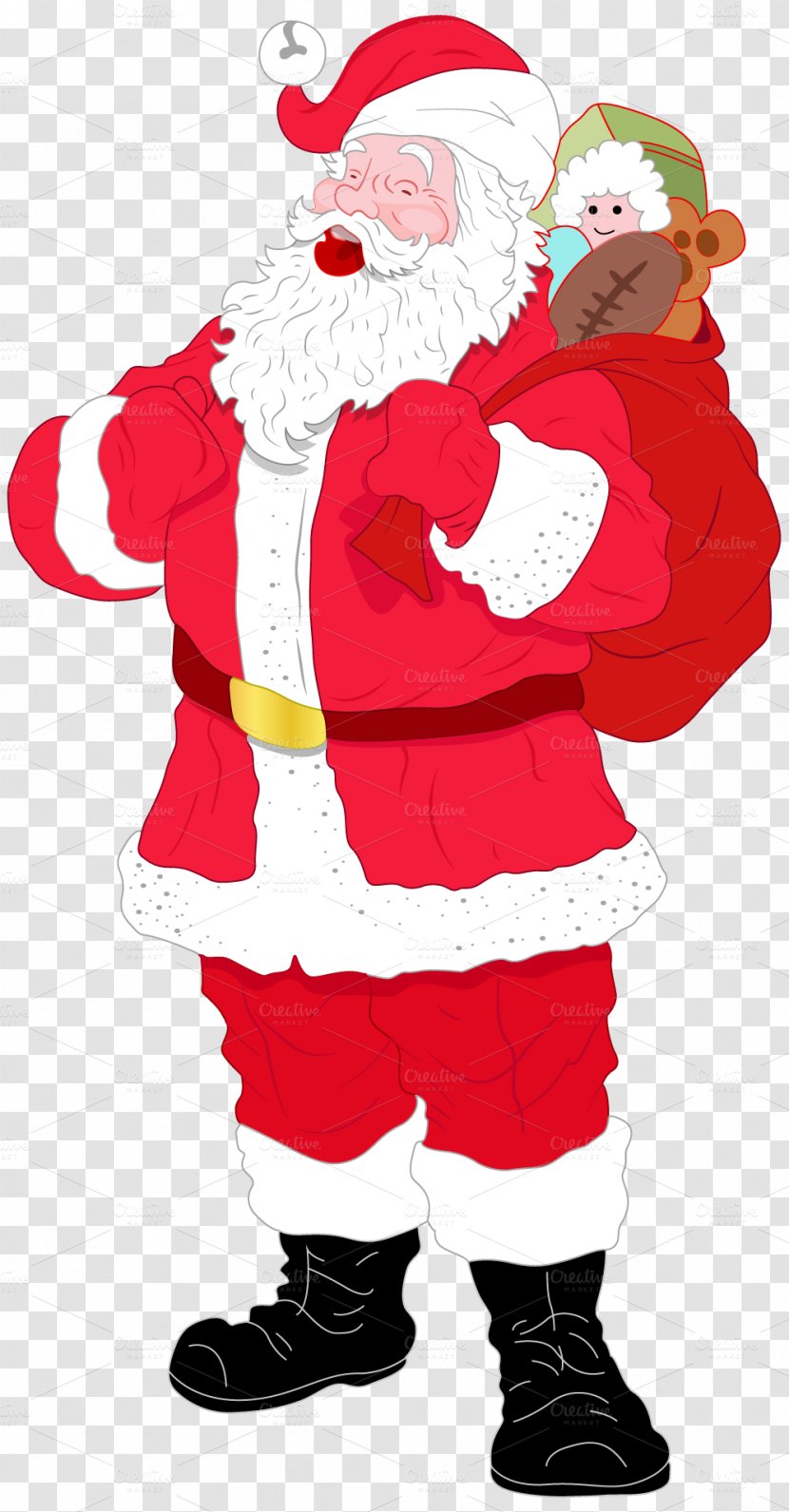 Santa Claus Vector Graphics Illustration IStock - Photography Transparent PNG